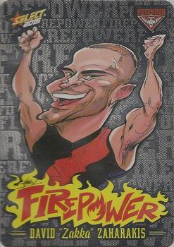 2015 Select AFL Champions - Firepower Caricatures #FC13 David Zaharakis Front